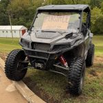 Front of a Polaris General UTV