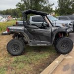 Side view of a Polaris General UTV