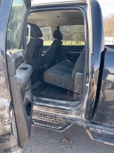 2013 Chevy truck backseat